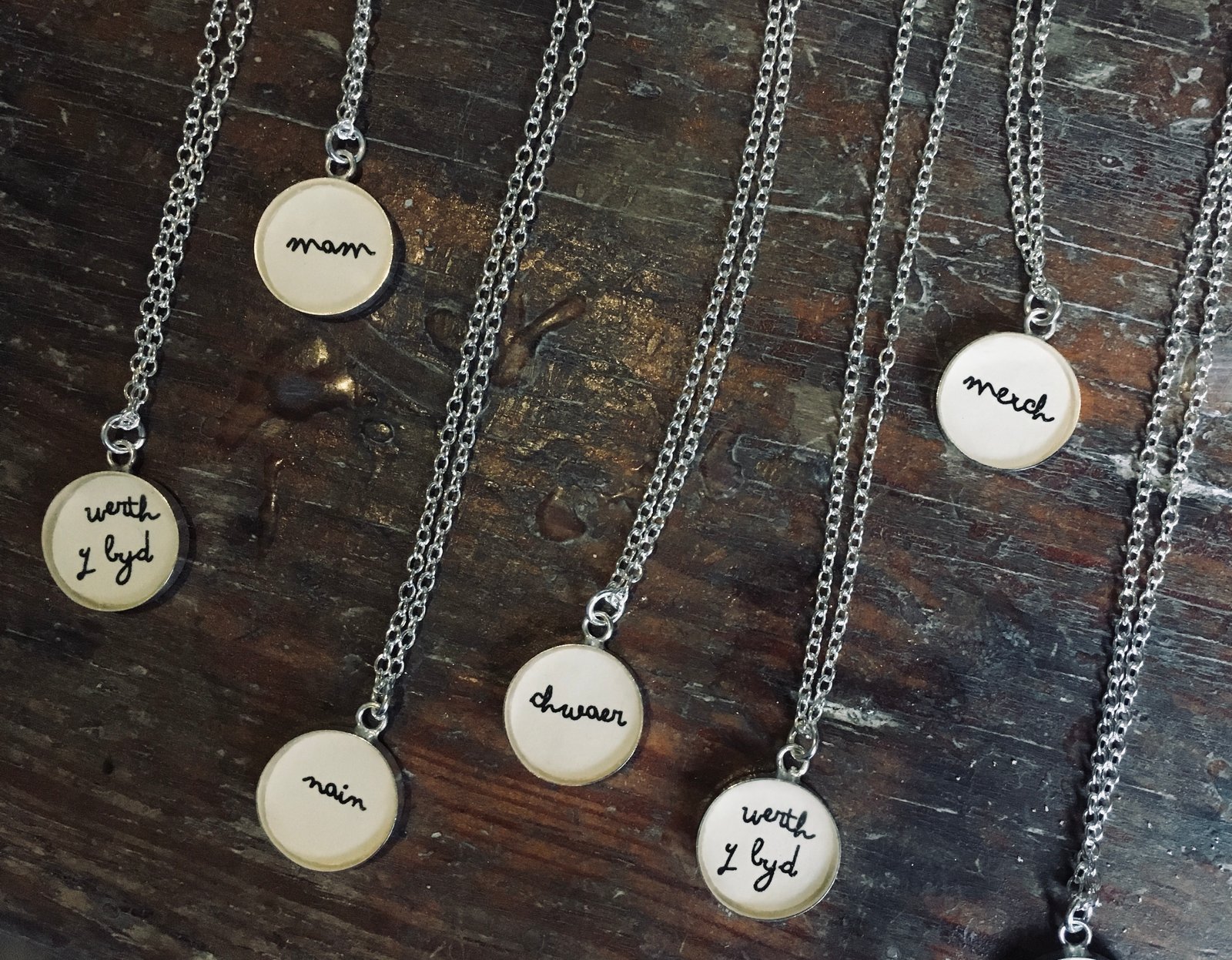 Two Word Stacked Name Necklace – Sugar & Vice