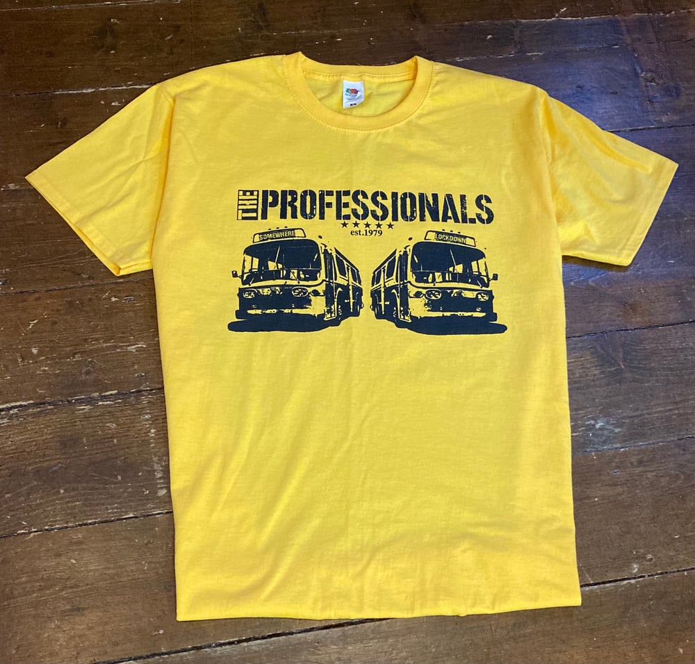 Image of Pretty Vaccinated Tour T-shirt in Yellow