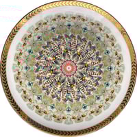 Image 1 of Kaleidoscope B - Vintage German porcelain plate - UNIQUE PIECE - #0771