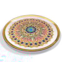 Image 2 of Kaleidoscope C - Vintage German porcelain plate - UNIQUE PIECE - #0771