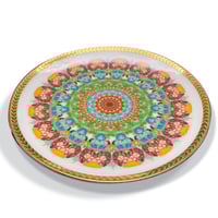 Image 2 of Kaleidoscope D - Vintage porcelain plate - UNIQUE PIECE - #0771