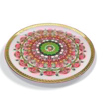 Image 2 of Kaleidoscope E - Vintage German porcelain plate - UNIQUE PIECE - #0771
