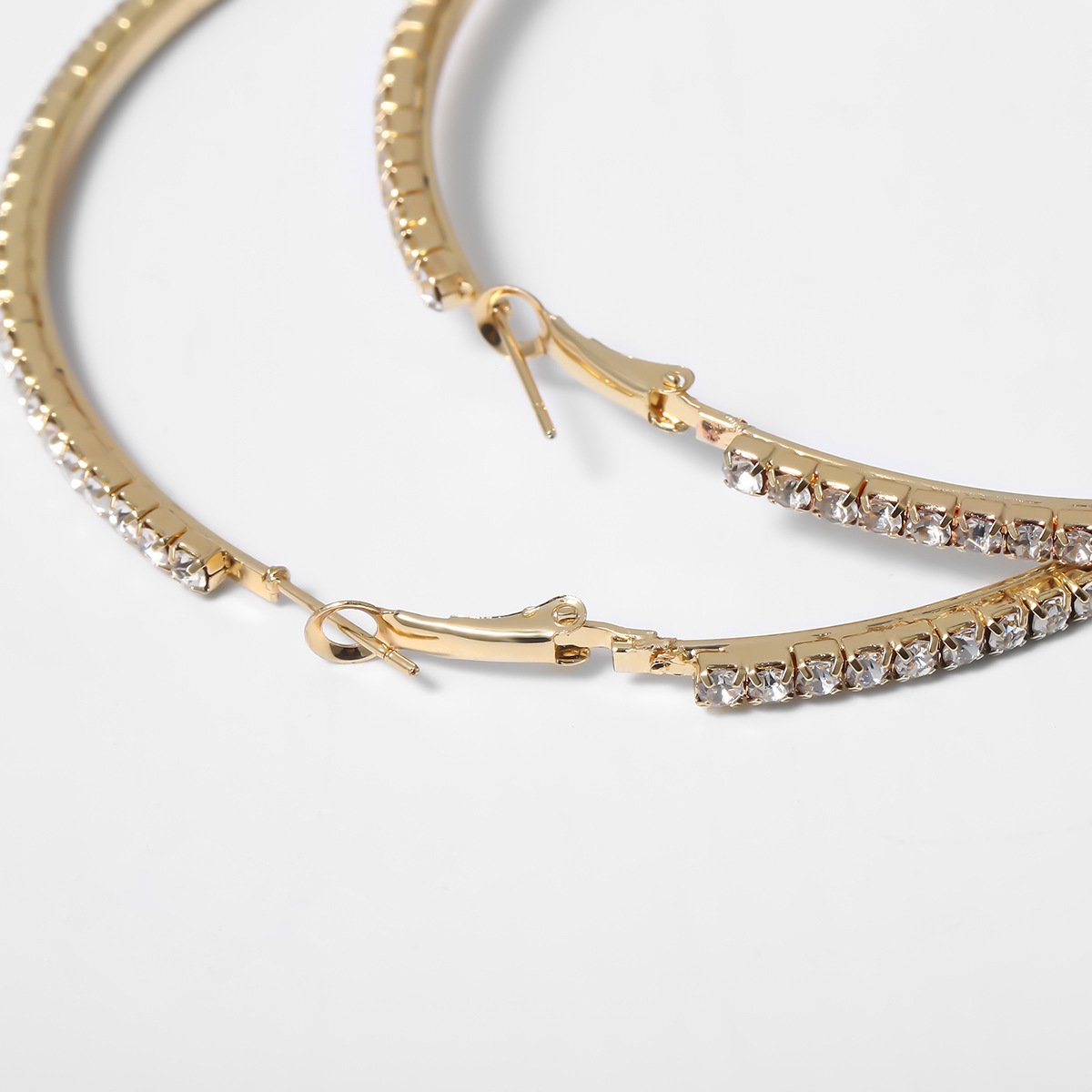 Image of My Big Rhinestone Hoops