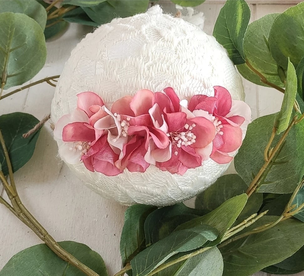 Image of Mini halo Rosy et rose pâle 