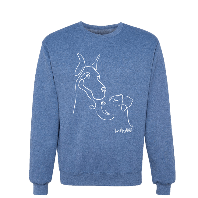 Great Dane and Pup  - Great Dane Limited Edition Crewneck