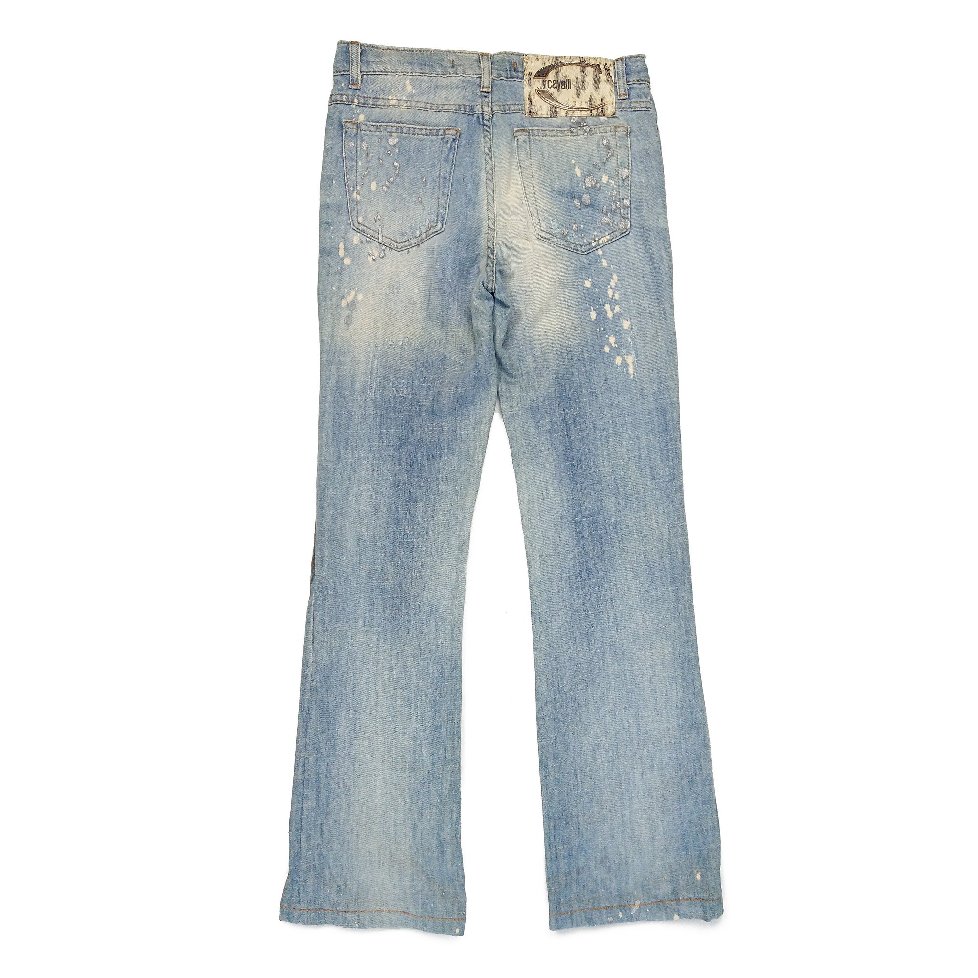 Image of Just Cavalli Gold Pattern Jeans