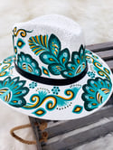 Lucy Hand Painted Hat 