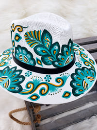 Image 2 of Lucy Hand Painted Hat 