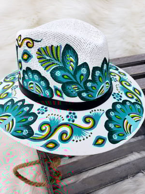 Image of Lucy Hand Painted Hat 