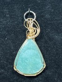 Amazonite in 12k Gold