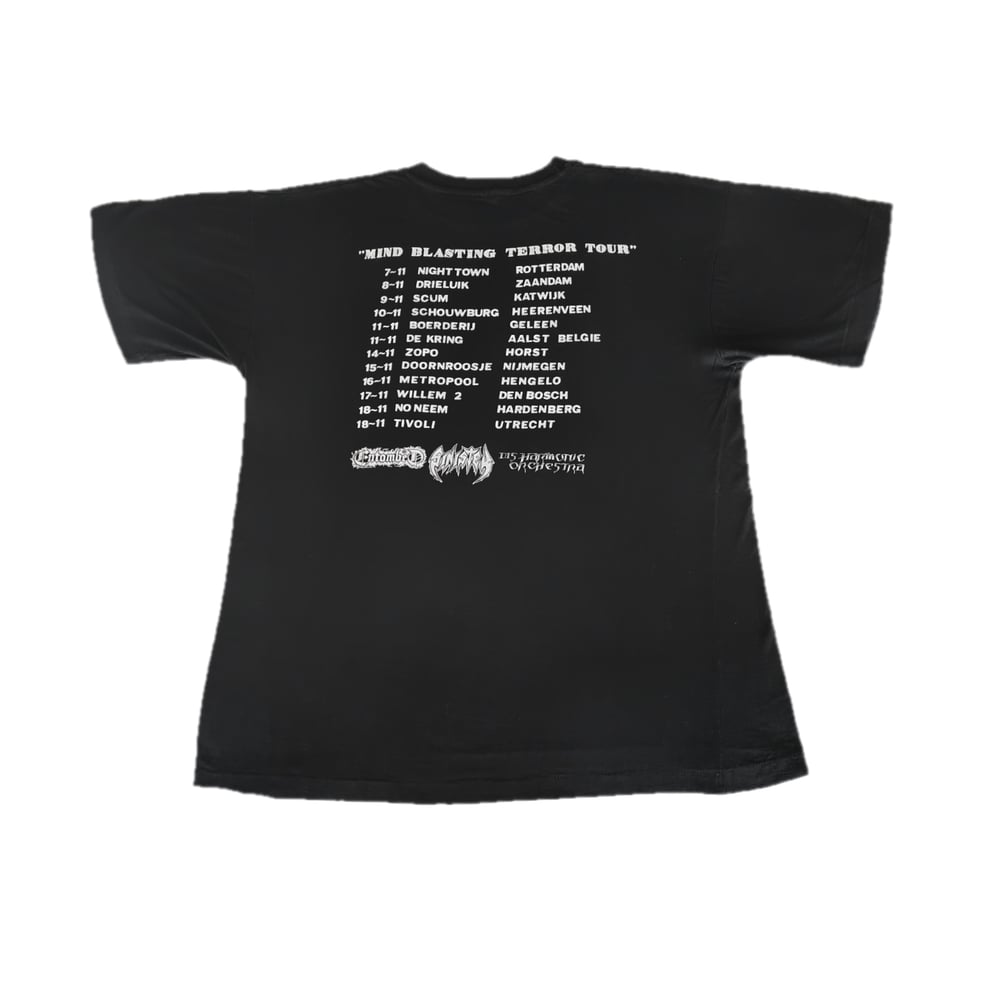 *Rare* Sinister 1990 'Mind Blasting Terror Tour' T-Shirt | NLVintage