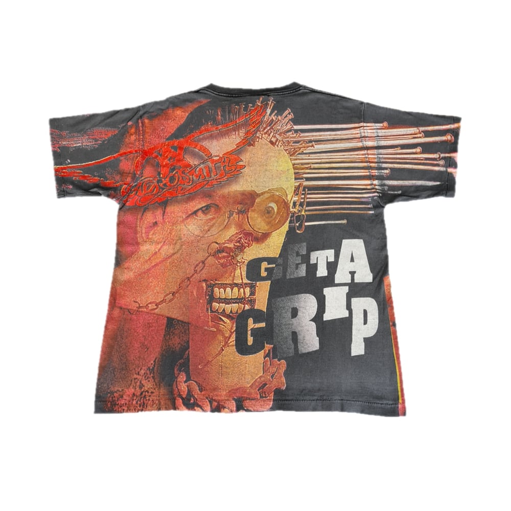 *Rare* Aerosmith 1993 'Get A Grip Tour' Allover T-Shirt