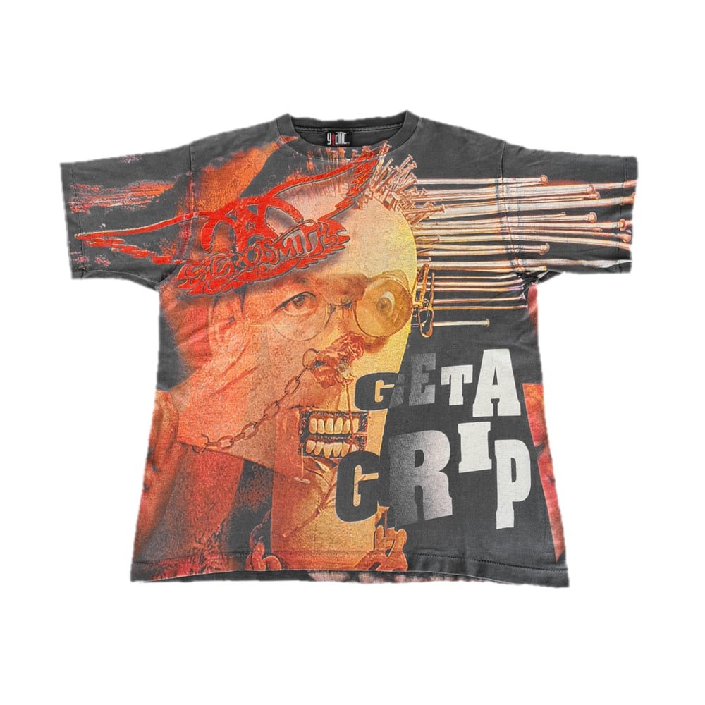 *Rare* Aerosmith 1993 'Get A Grip Tour' Allover T-Shirt
