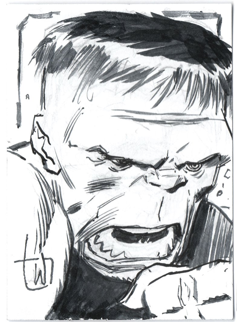 AVENGERS ORIGINAL ART CARD SET (5) | Lee Weeks