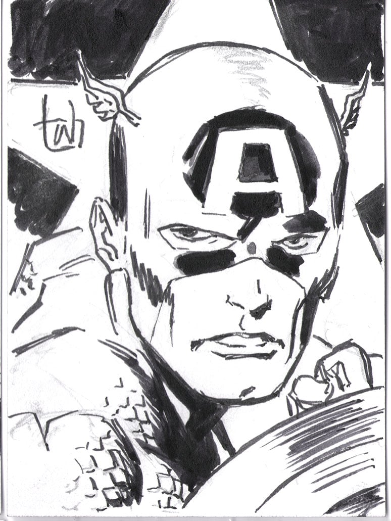 AVENGERS ORIGINAL ART CARD SET (5) | Lee Weeks