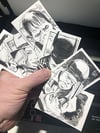 BATMAN / FUDD SKETCH CARD SET OF SIX