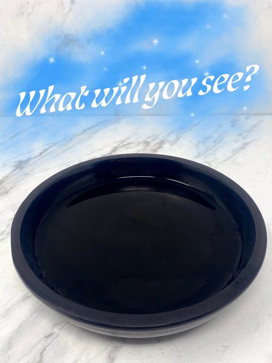 Image of Black Scrying Bowl