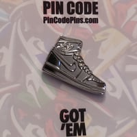 Image 1 of JORDAN 1 SILVER METAL SNEAKER PIN