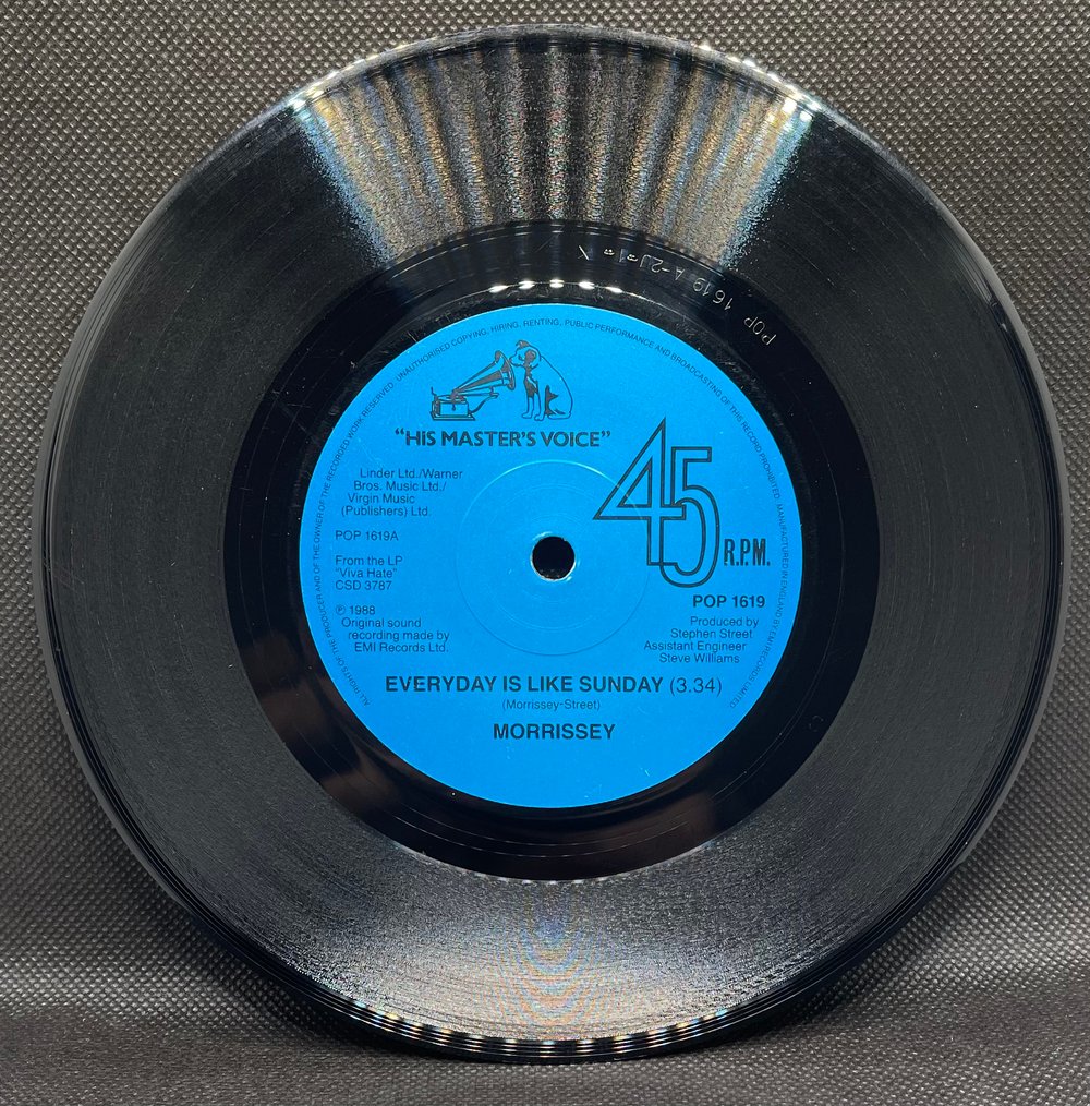 Morrissey - Everyday is like Sunday 1988 7” 45rpm