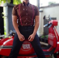 Image 2 of JEGGAE SHIRT 'BROWN' MEN'S SHORT & LONG SLEEVE