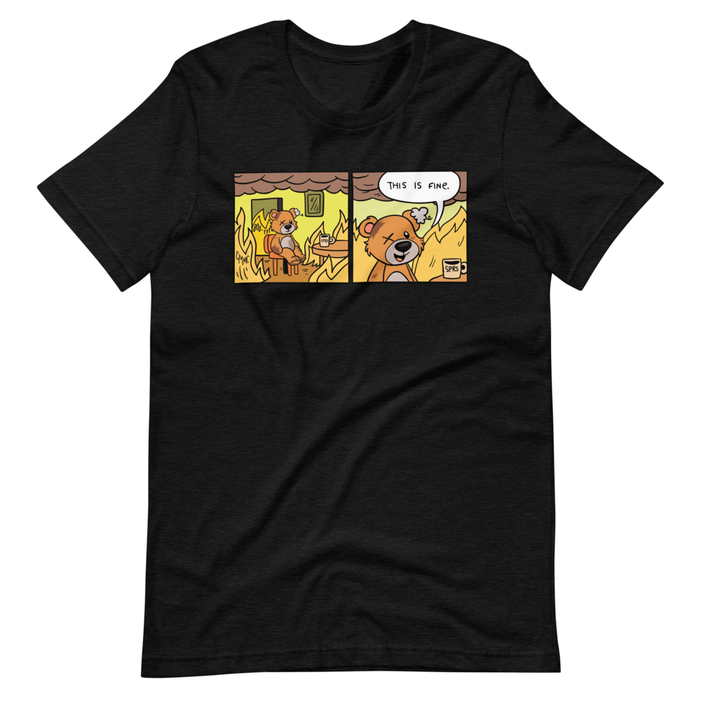 "This Is Fine." Dibby Short-Sleeve Unisex T-Shirt