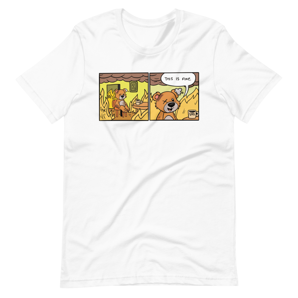 "This Is Fine." Dibby Short-Sleeve Unisex T-Shirt