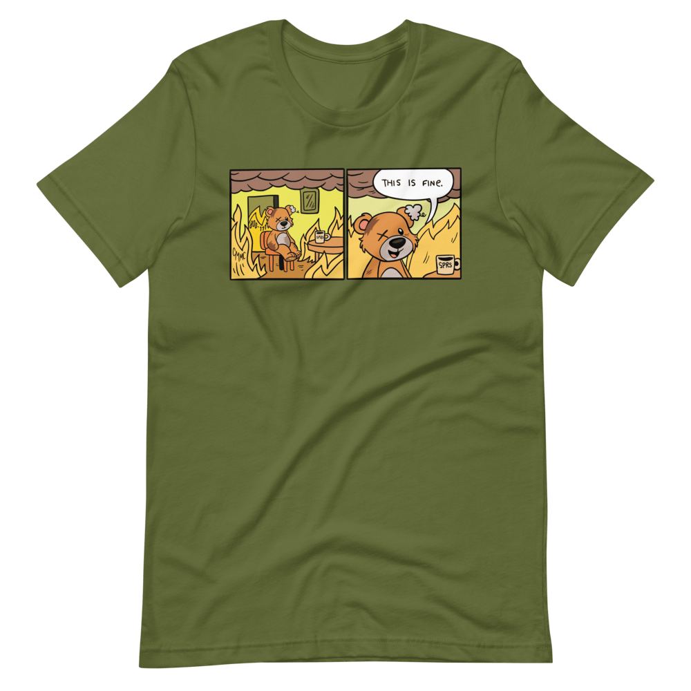 "This Is Fine." Dibby Short-Sleeve Unisex T-Shirt