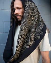 Image 1 of Limited Edition Organic Cotton Infinity Hood Scarf