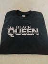 Black Queen Glitter Tshirt