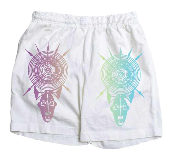 explore gradient short white