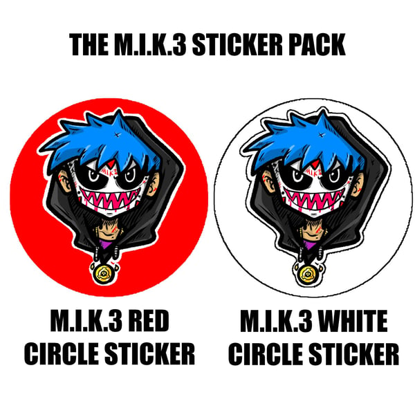 Image of M.I.K.3's SCP [STICKER PACK]