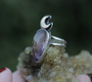 Image 3 of Moonlit Path Sterling Silver Ring Size US 8