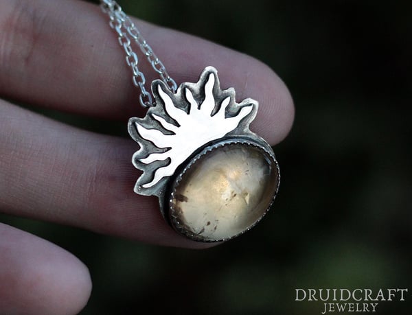 Image of Solar Sterling Silver Necklace