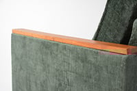 Image 4 of Fauteuil cube vert sapin