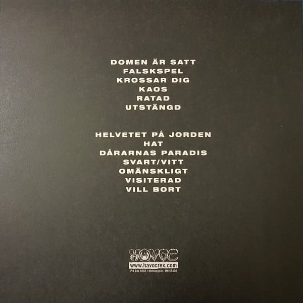 Institution (2) - Domen Är Satt (12", USED, VG+/VG+)