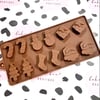 Mini Christmas shapes mould