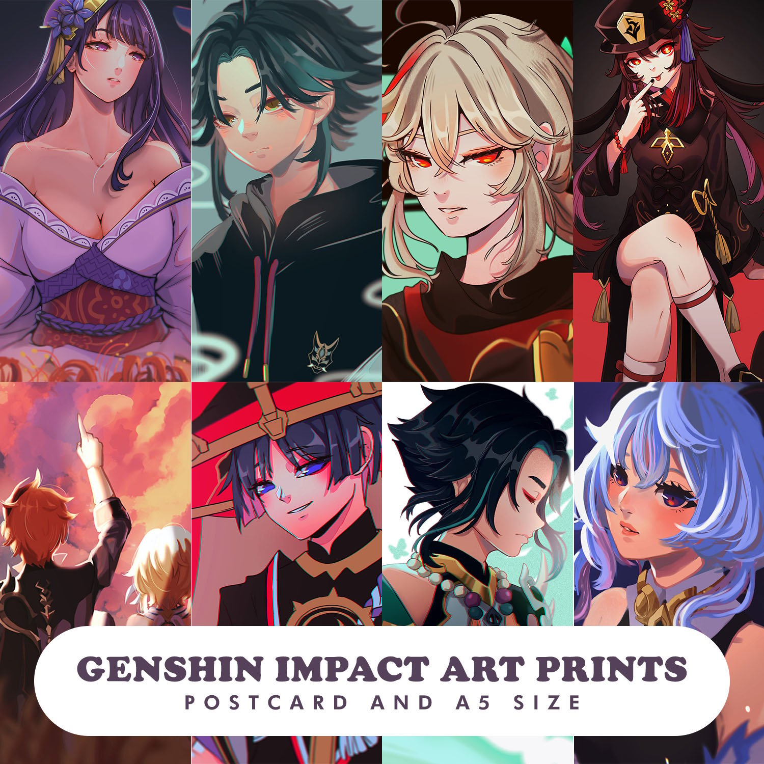 Genshin Impact Art Prints | Nandemo Creative