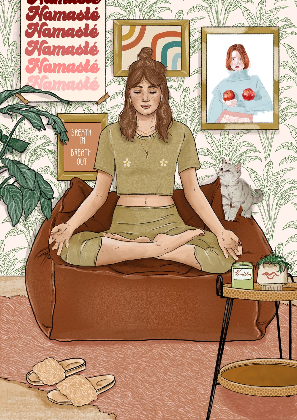 PRINT NAMASTÉ