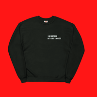 Image 1 of Black unisex sweatshirt