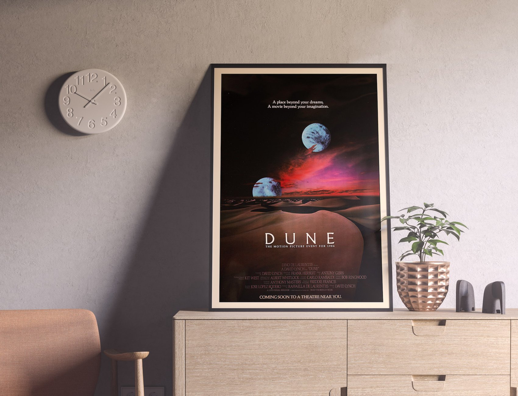 Dune (1984) - David Lynch Retro Sci-Fi Movie Poster | Architeg Prints