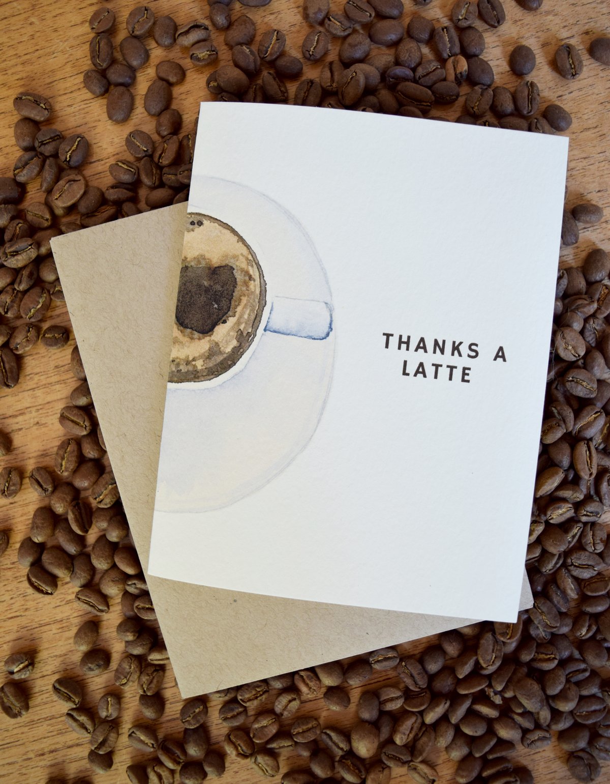 Image of Thanks a Latte - Greeting Card