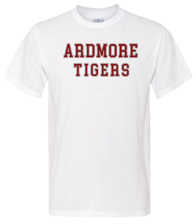 White Ardmore Tigers T