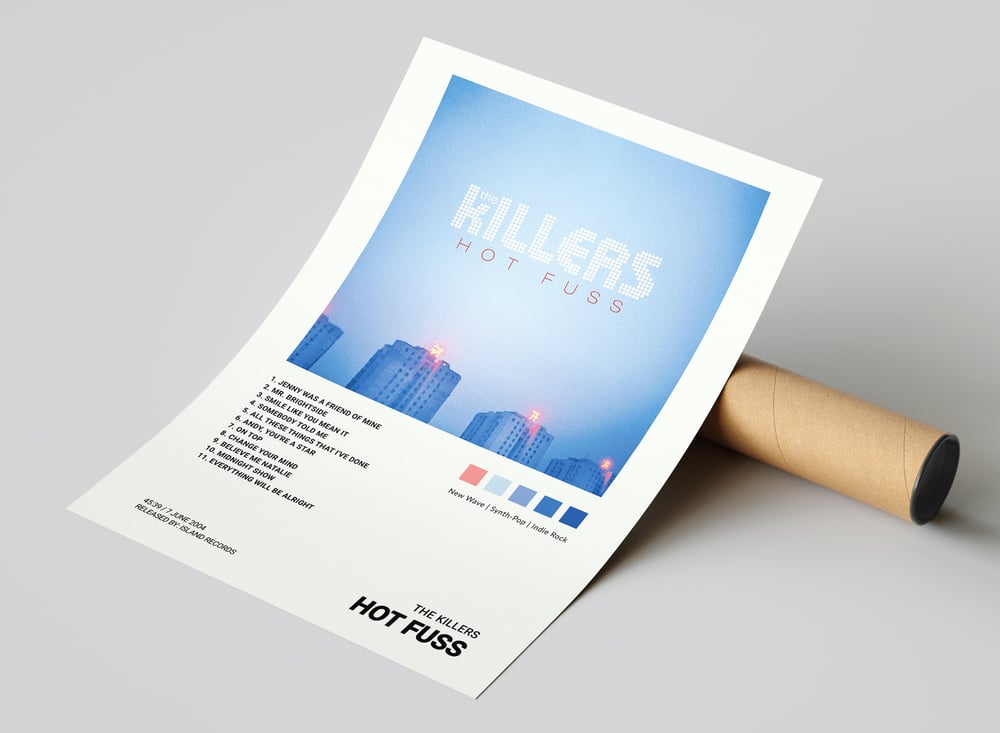 The Killers - Hot Fuss Album Cover Poster