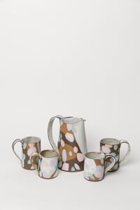 Image 3 of Dark Brown Pastel Camo - Regular Handled Mug