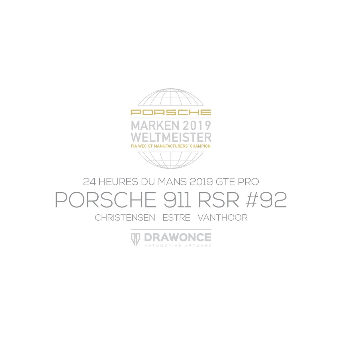 #92 LE MANS '19 (CLEAN) (D1-044)