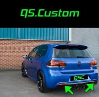 Image 2 of X2 Vw Golf Mk6 R only Rear Reflector Stickers