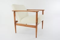 Image 1 of Fauteuil M bouclette crème