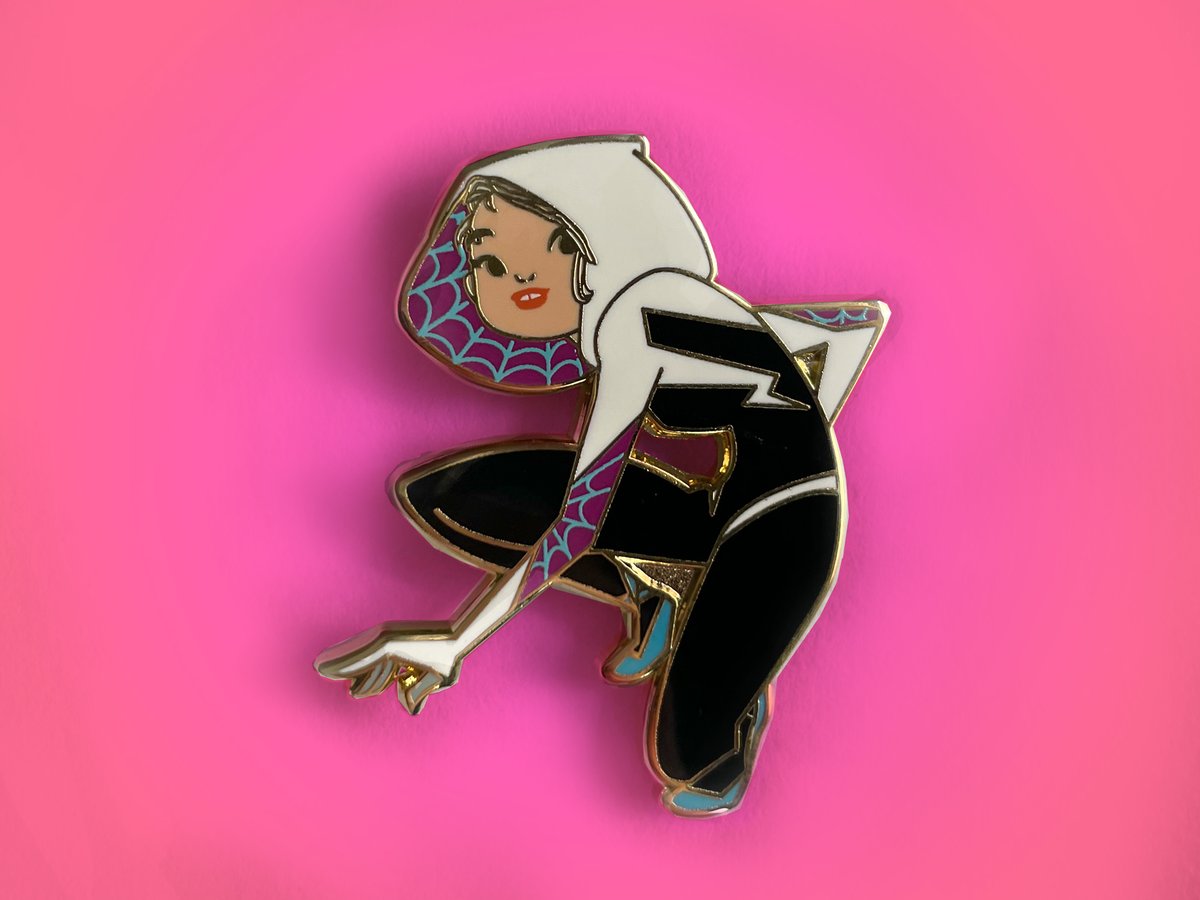 Image of Spider Gwen Enamel Pin