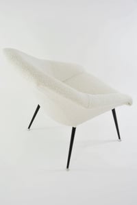 Image 3 of Fauteuils coquille bouclette crème