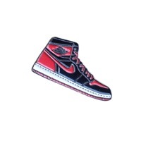 Image 1 of JORDAN 1 BRED SNEAKER PIN